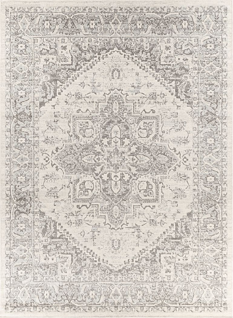 Lara Elle Gray 7'10 x 10'3 Rug