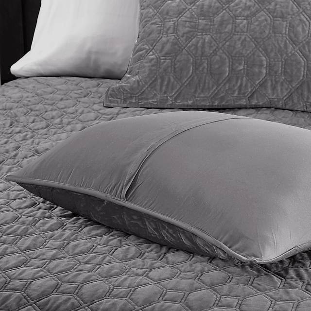 Larah Gray 3 Pc King Coverlet Set - Thumbnail - Image 6
