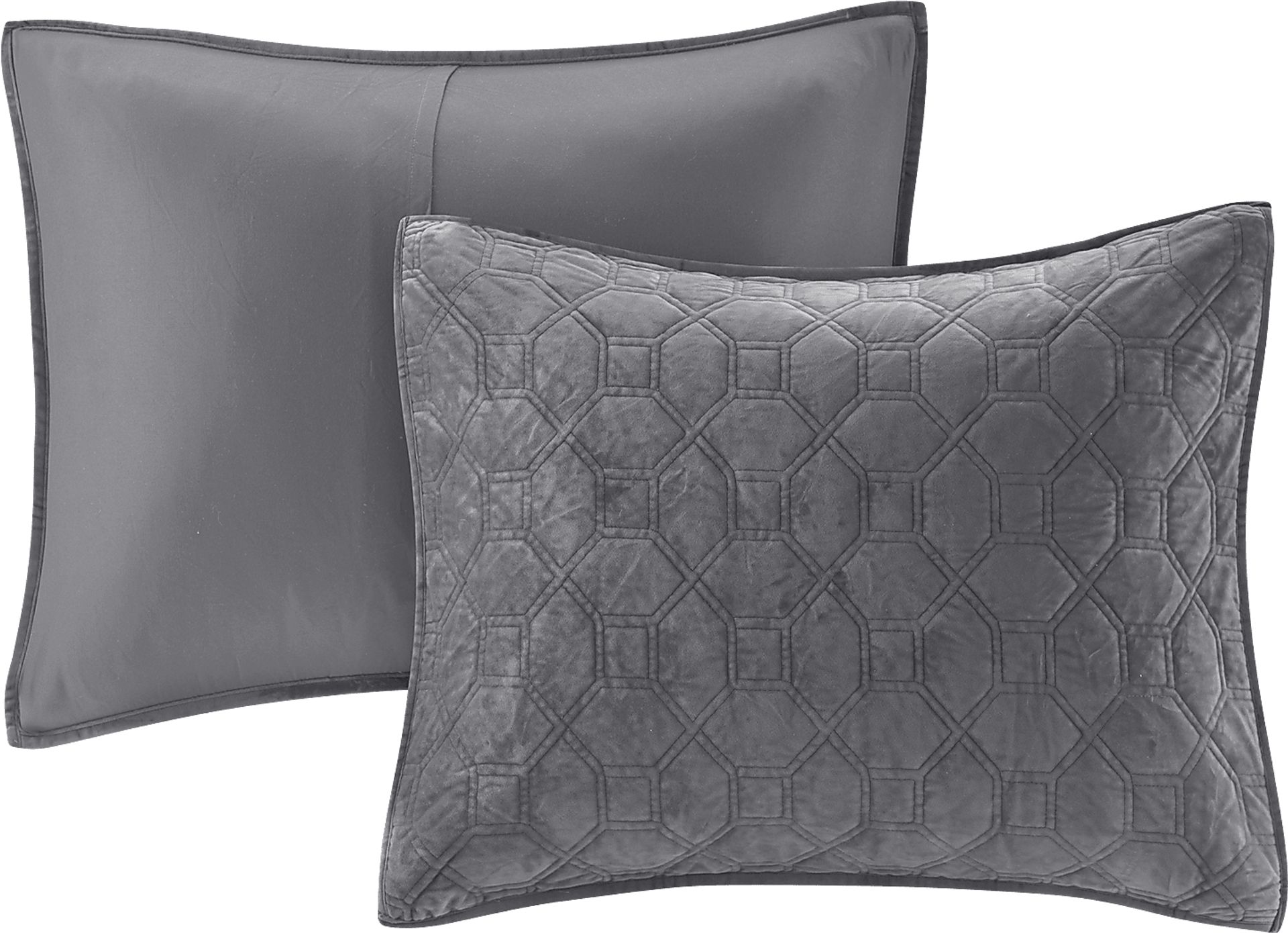Larah Gray 3 Pc Queen Coverlet Set - Image 3