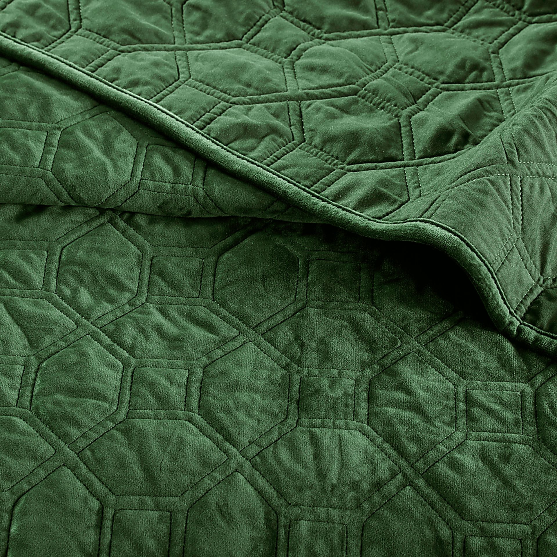 Larah Green 3 Pc Queen Coverlet Set - Image 7