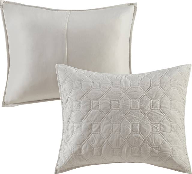 Larah Ivory 3 Pc Queen Coverlet Set - Thumbnail - Image 3