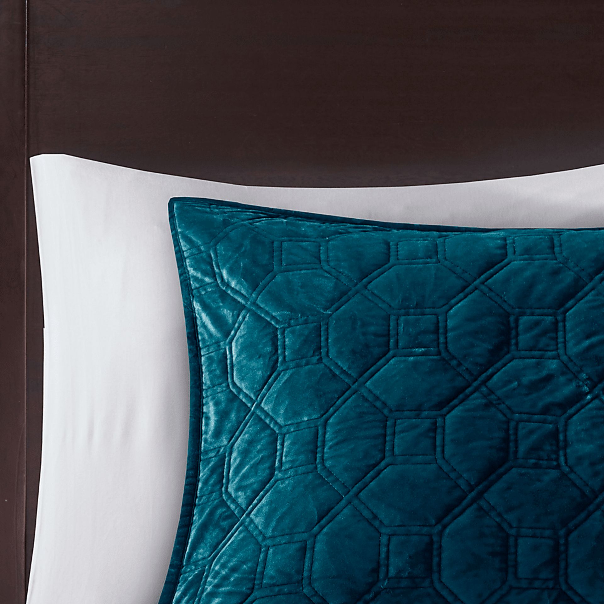 Larah Teal 3 Pc Queen Coverlet Set - Image 5