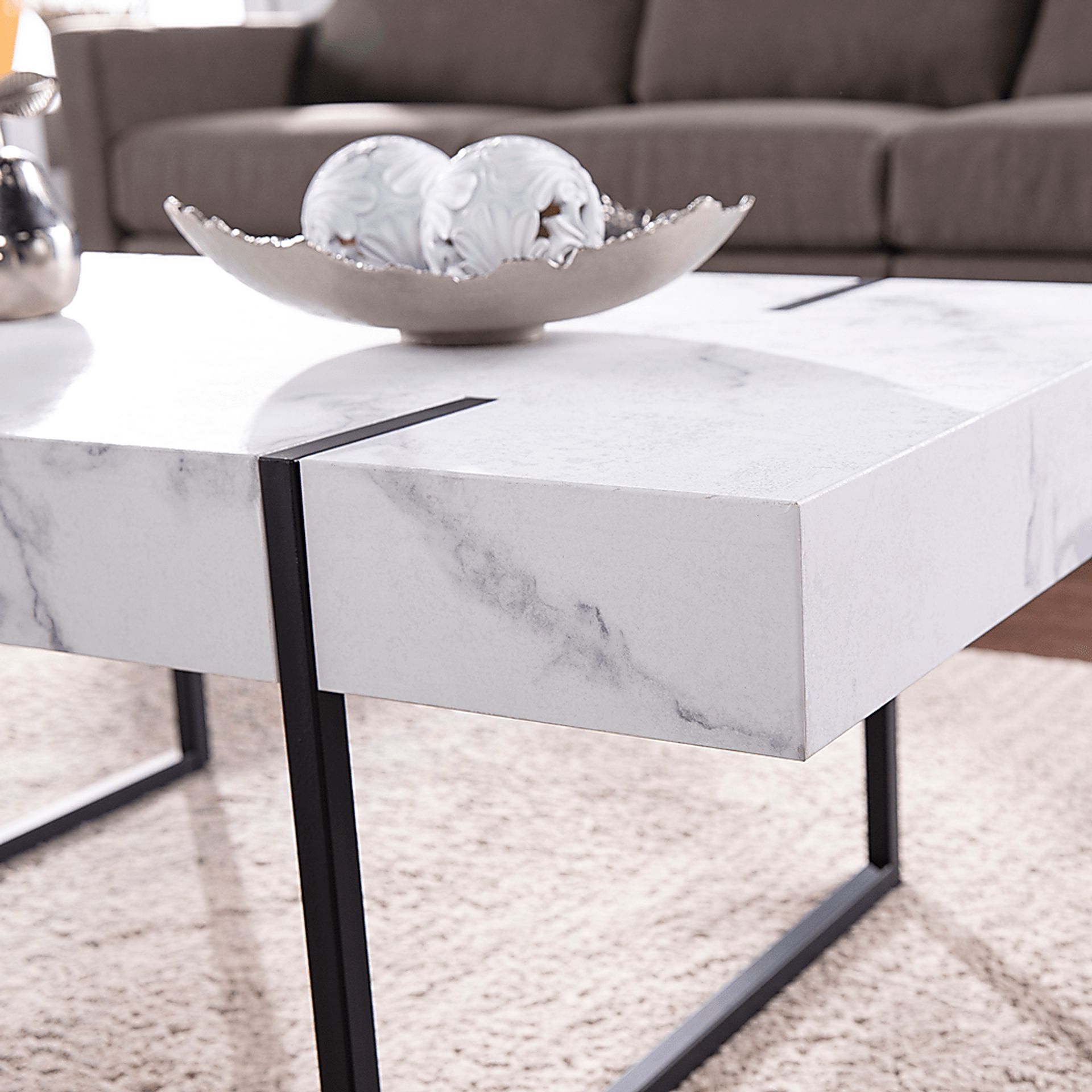 Laramice White Cocktail Table - Image 5