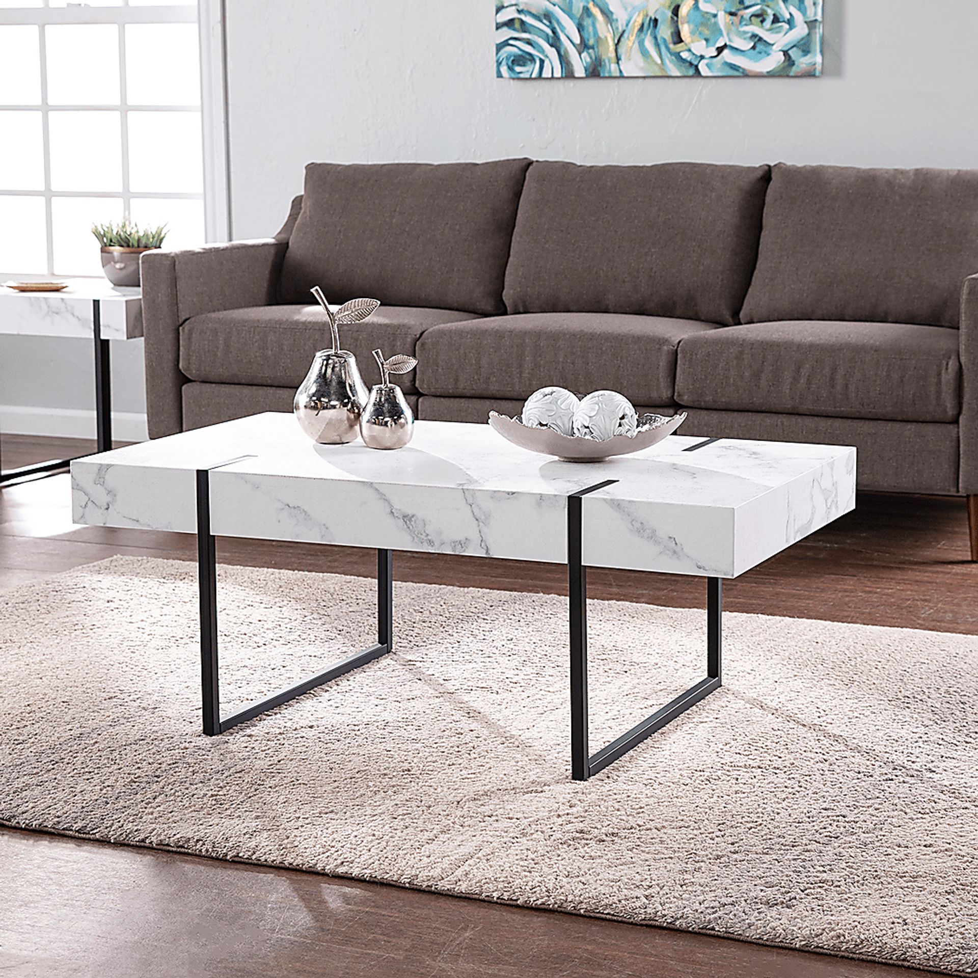 Laramice White Cocktail Table - Image 6