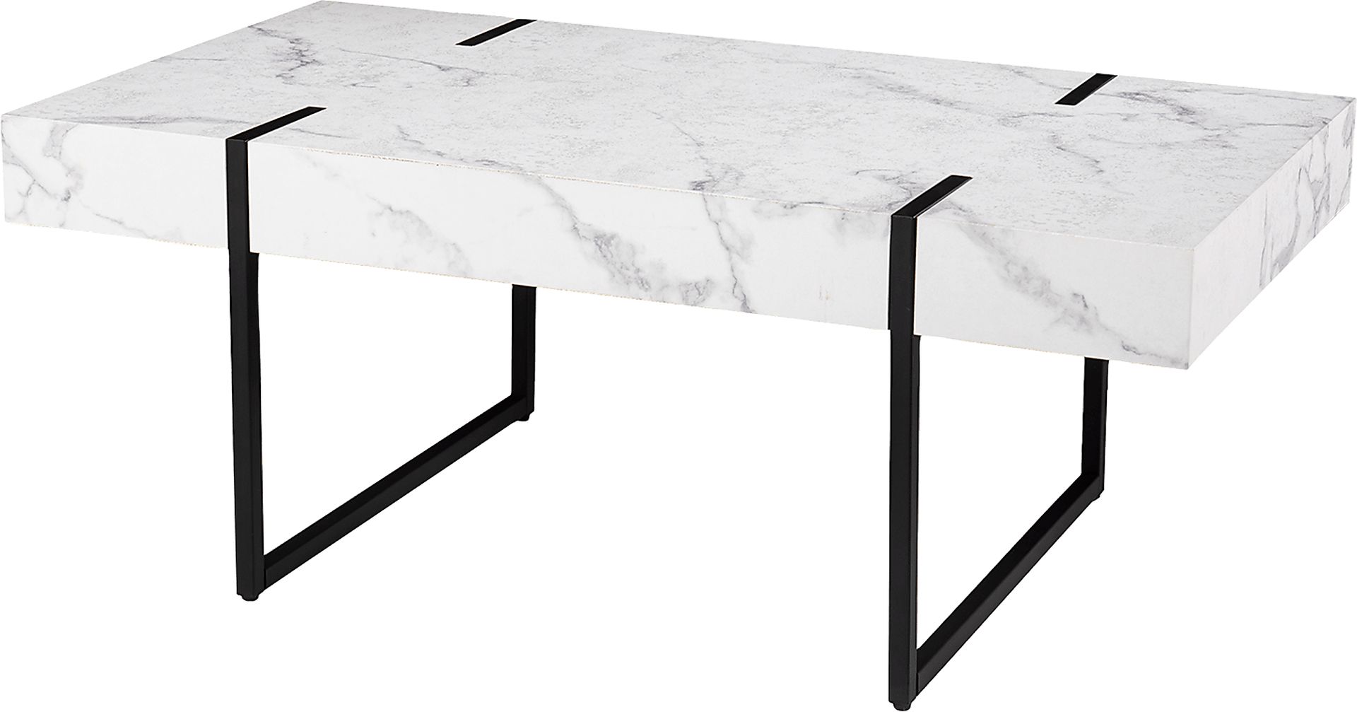 Laramice White Cocktail Table - Image 1