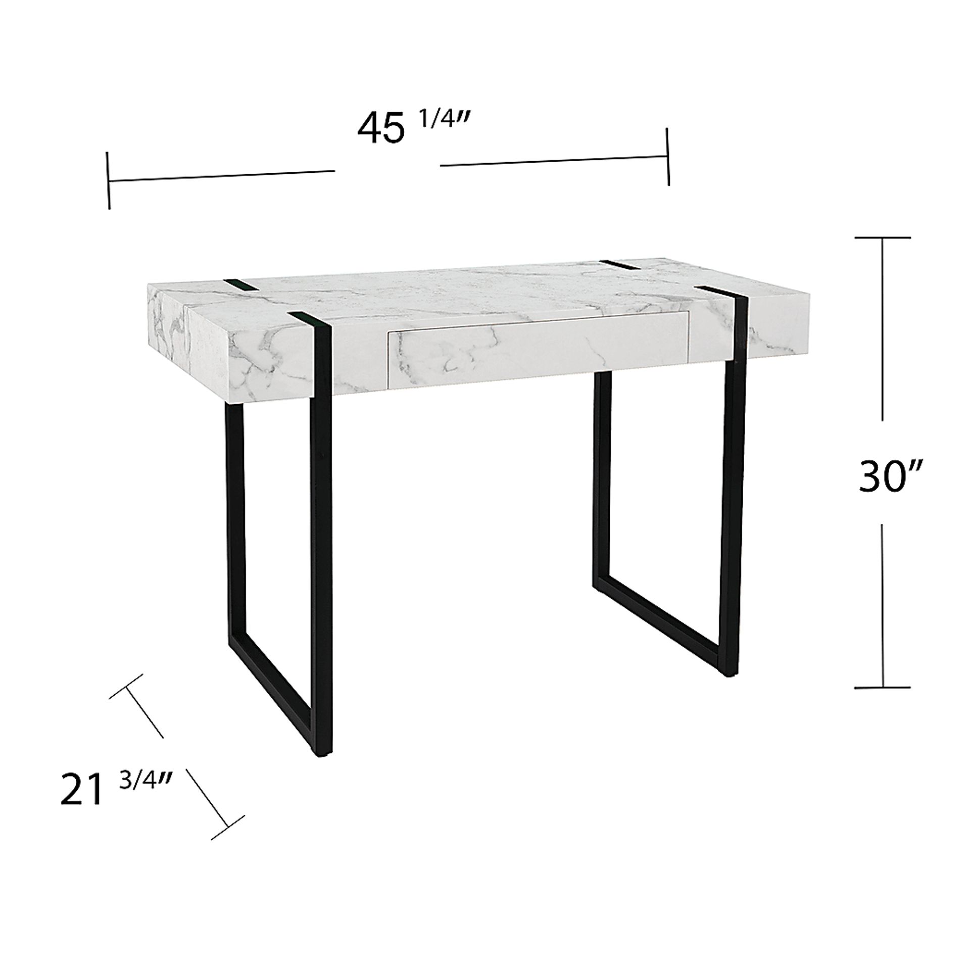 Laramice White Desk - Image 11