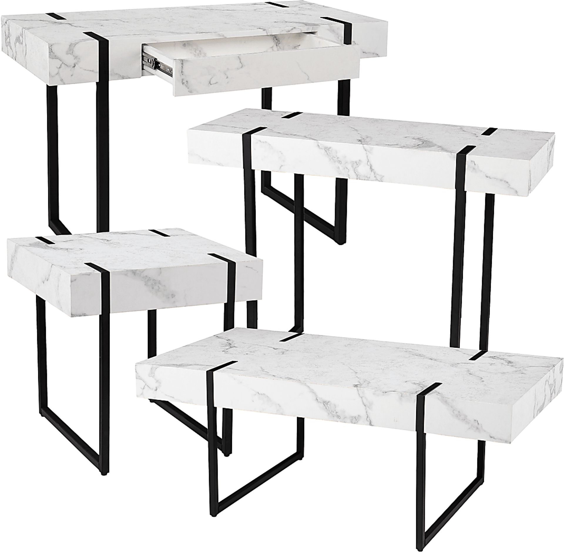 Laramice White Desk - Image 12