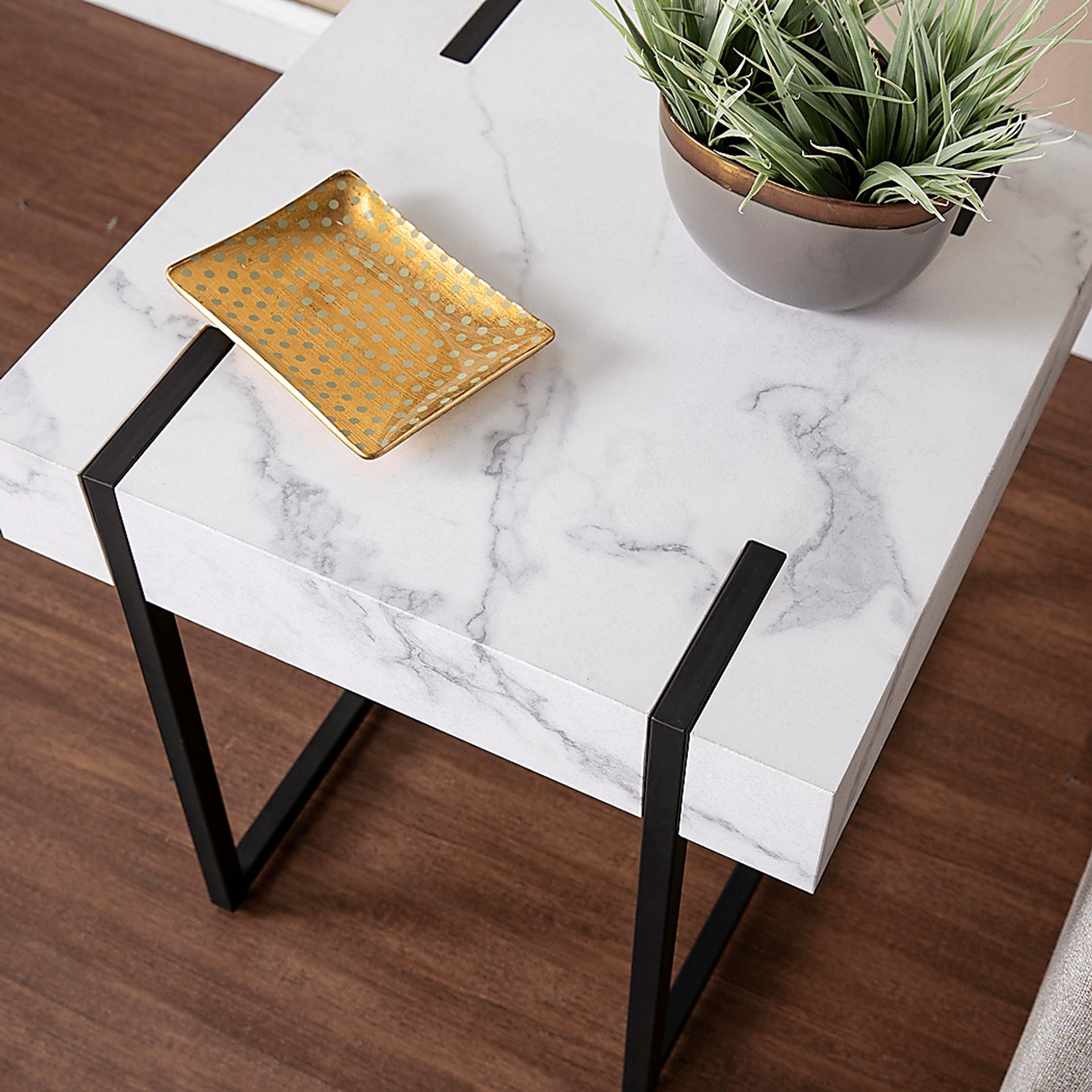 Laramice White End Table - Image 5