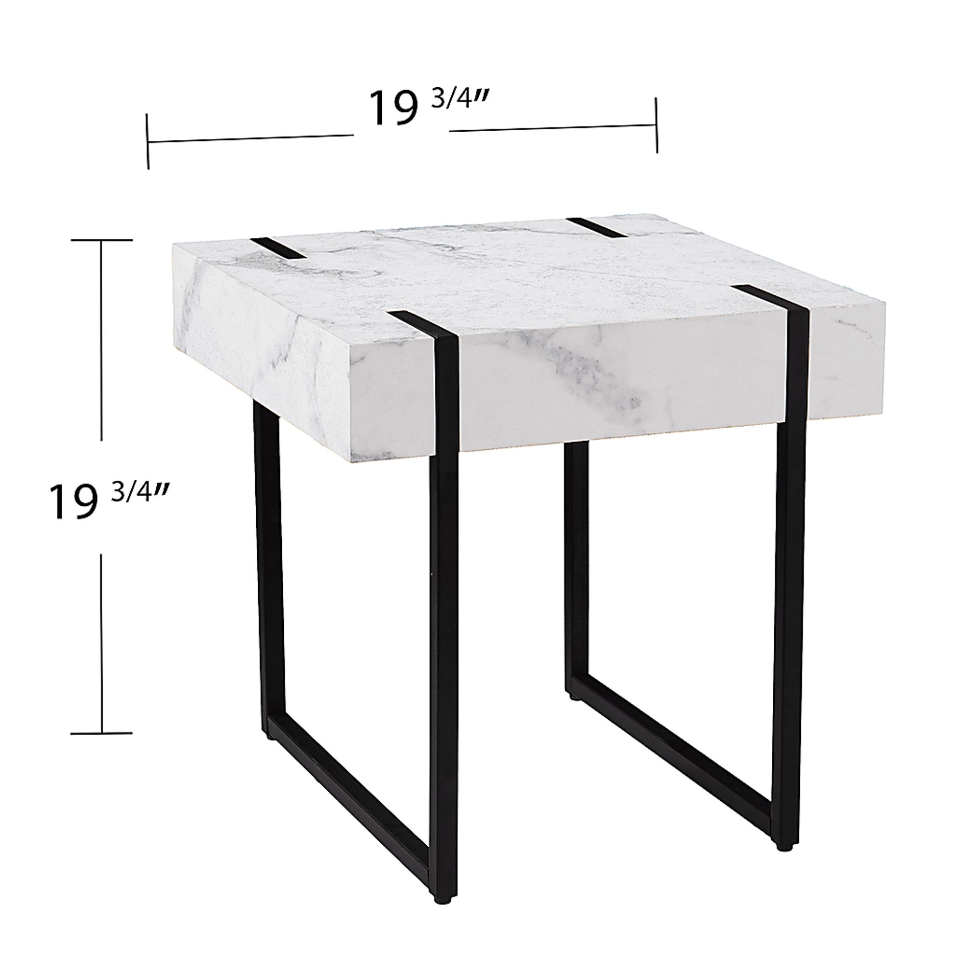 Laramice White End Table - Image 8