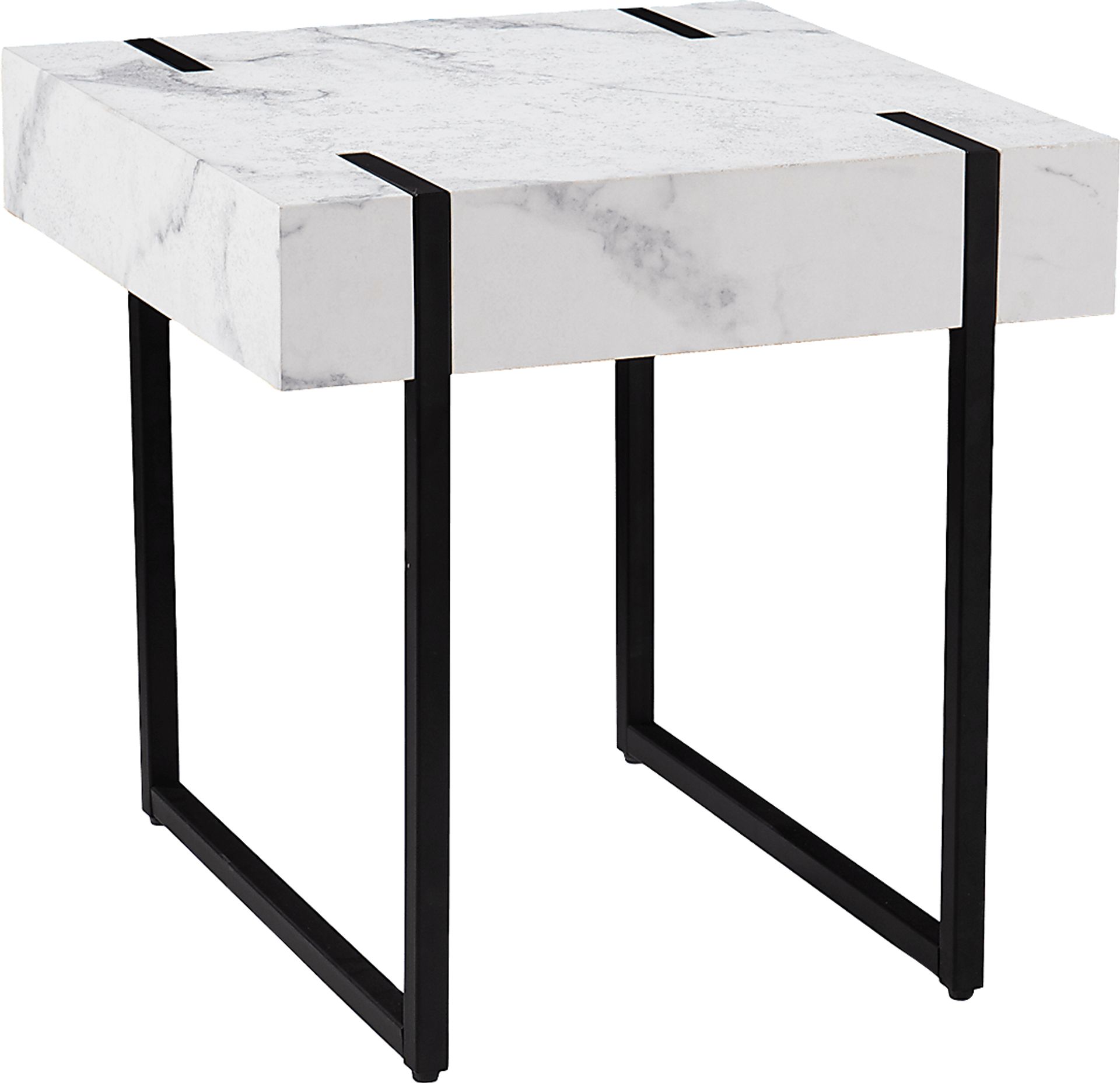 Laramice White End Table - Image 1
