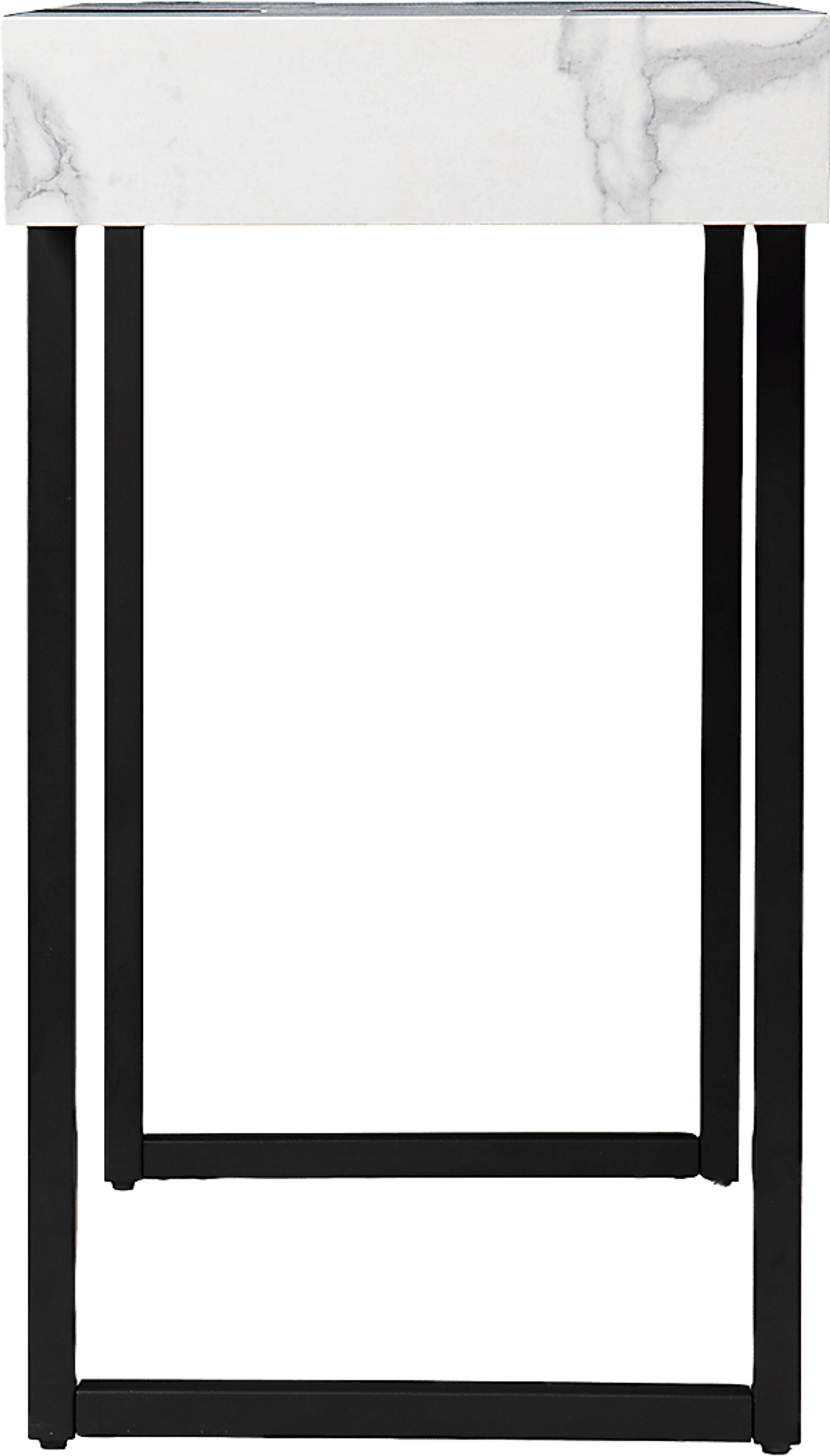 Laramice White Sofa Table - Image 3