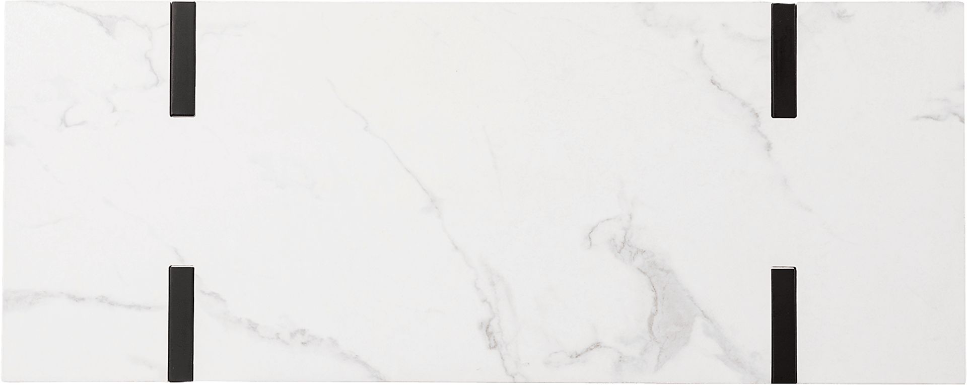Laramice White Sofa Table - Image 4