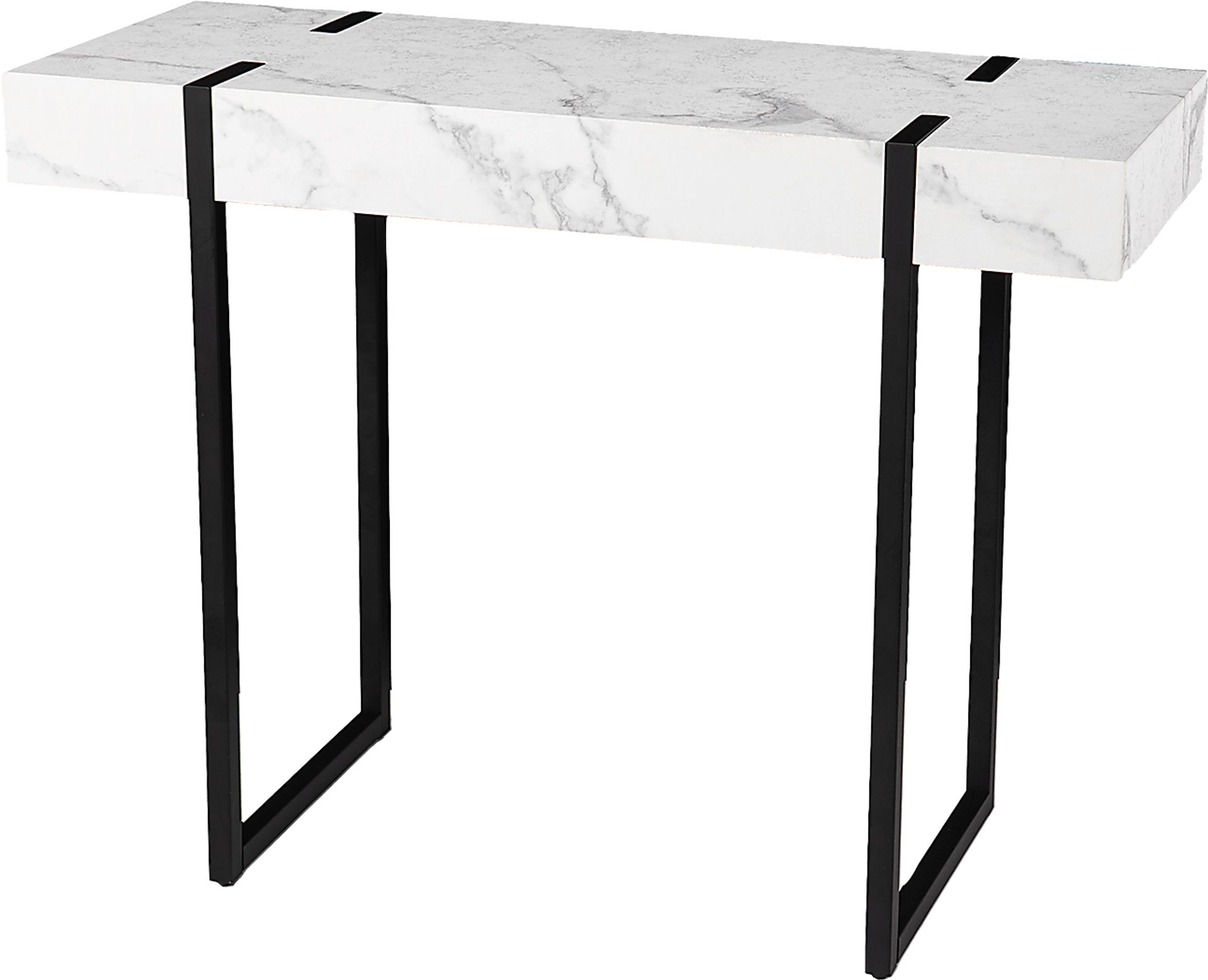 Laramice White Sofa Table - Image 1