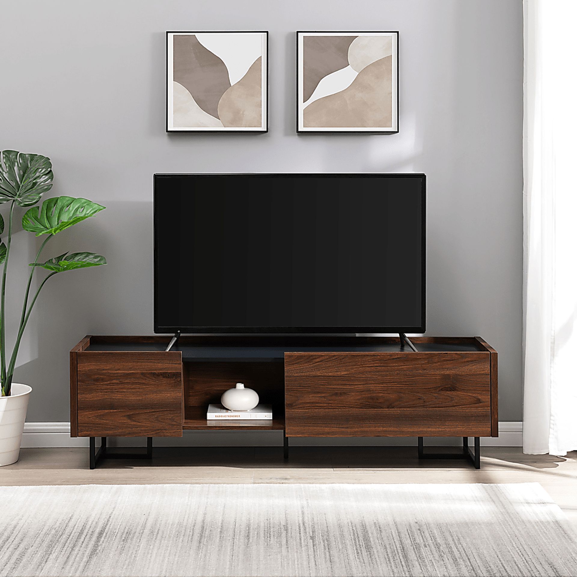 Laramir Walnut 63 in. Console - Image 2