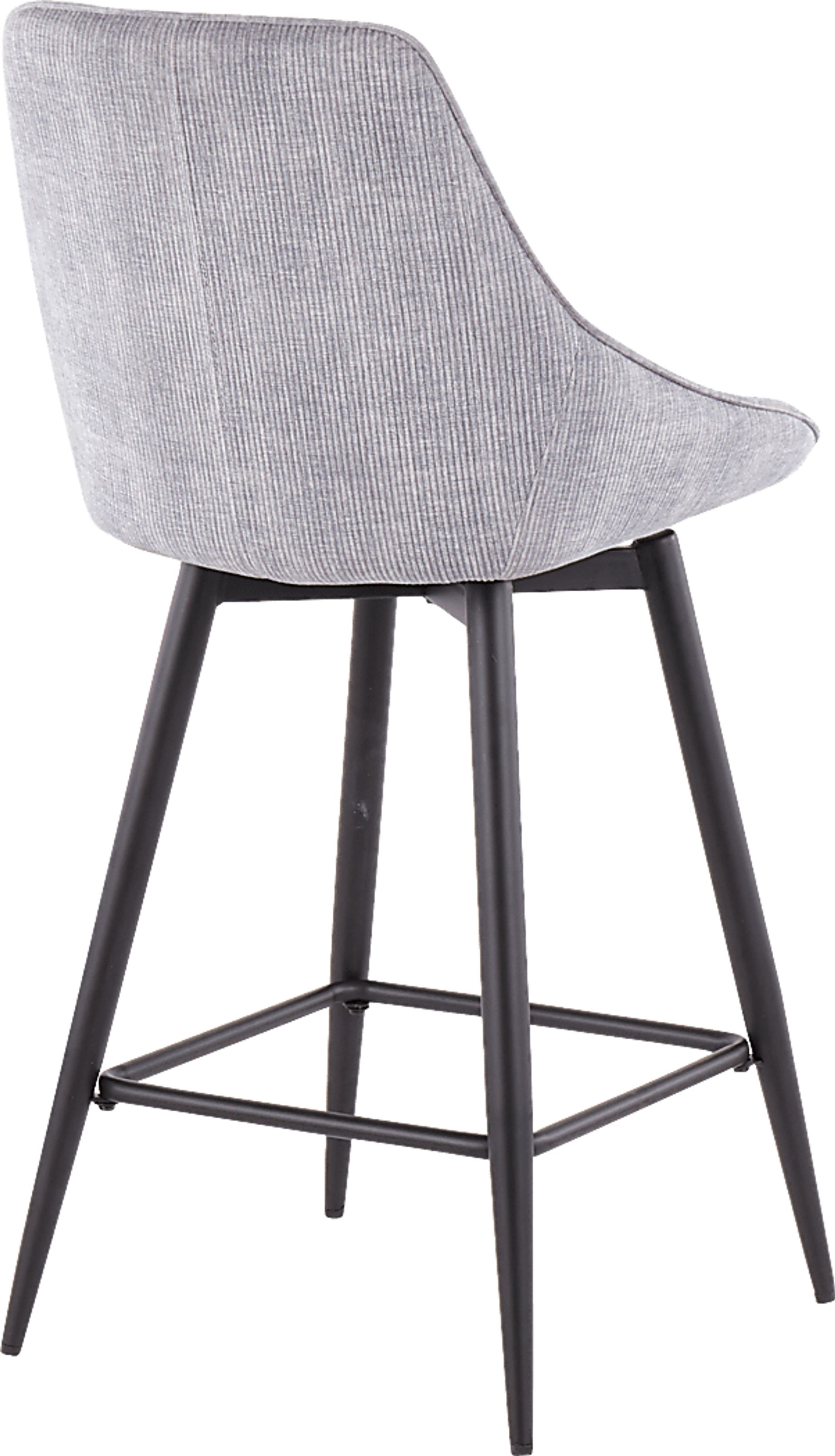 Laramore Light Gray Counter Height Stool, Set of 2 - Image 4