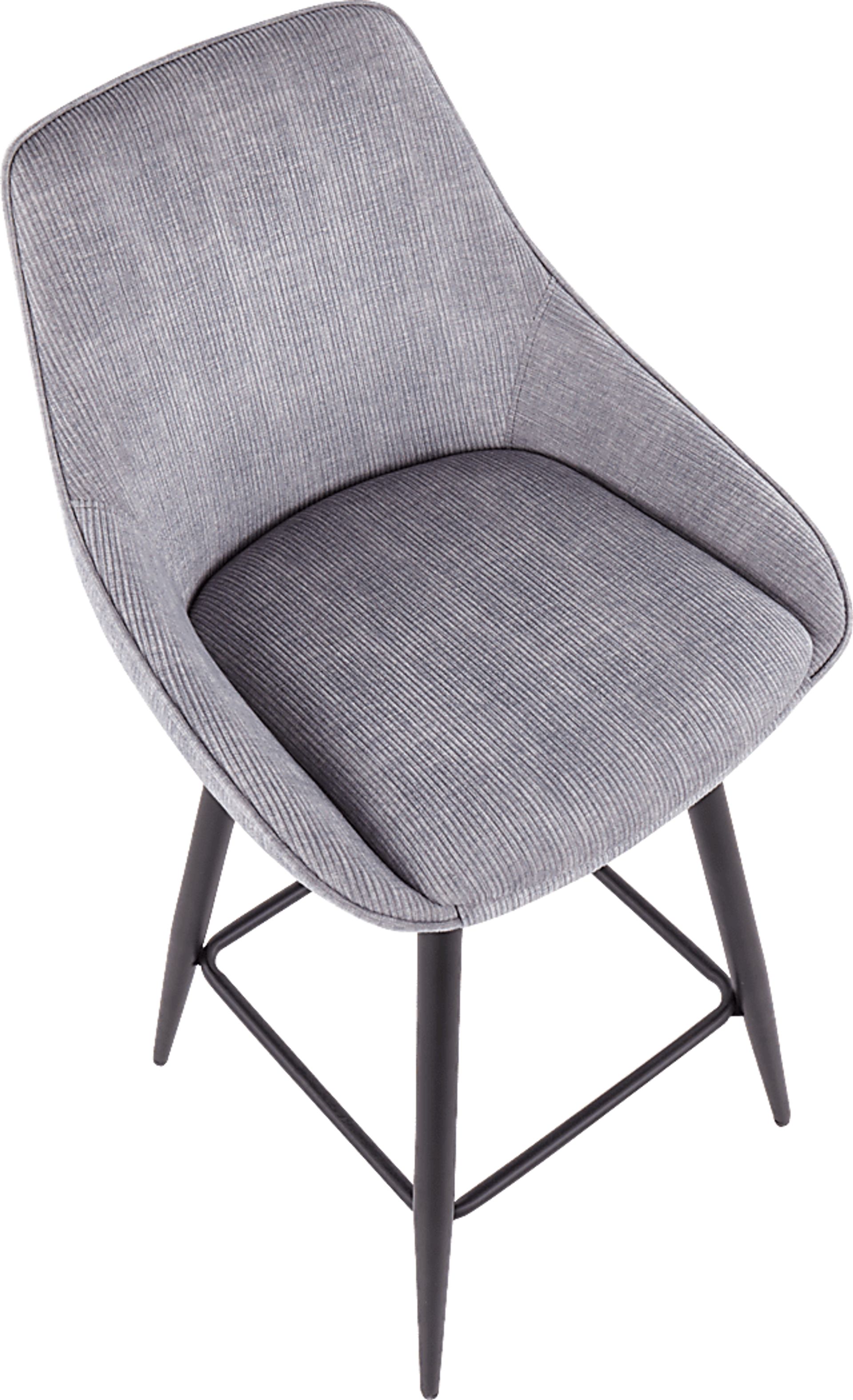 Laramore Light Gray Counter Height Stool, Set of 2 - Image 7