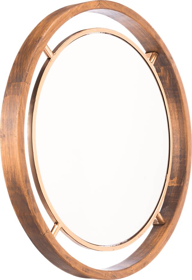 Laraway Brown Mirror - Thumbnail - Image 1