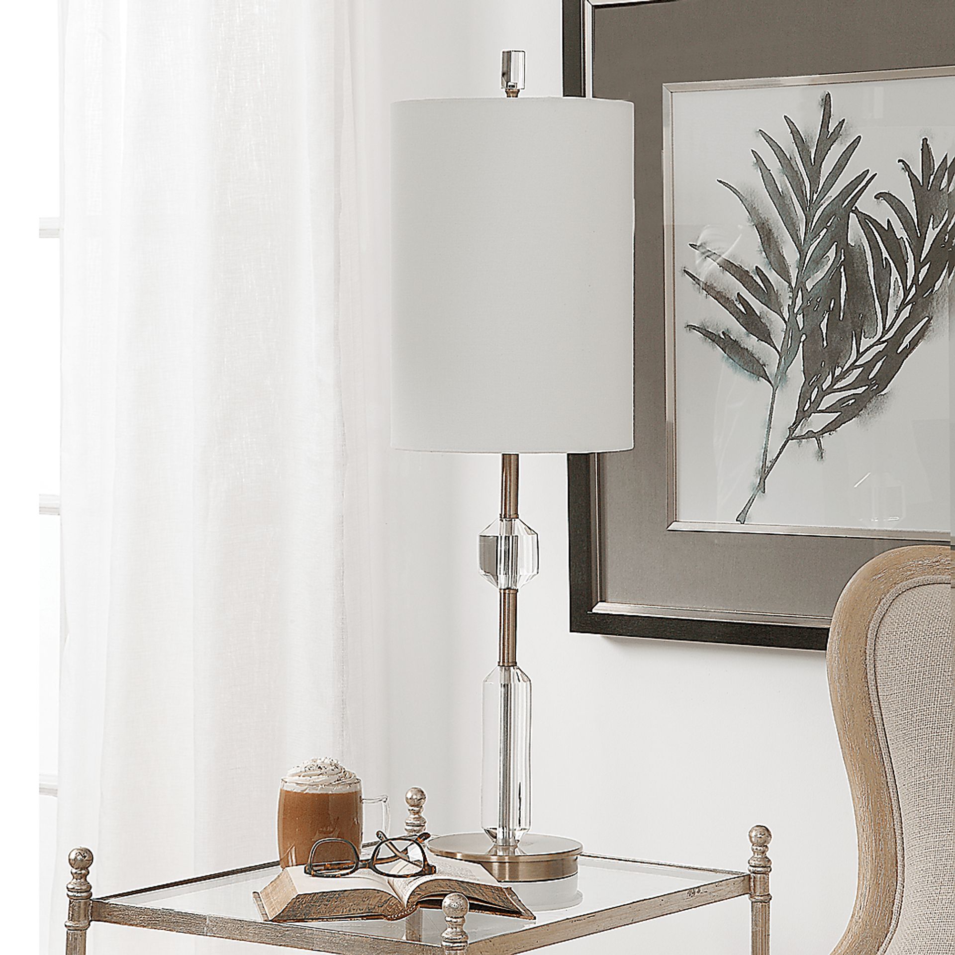 Larch Nest Brass Lamp - Image 3