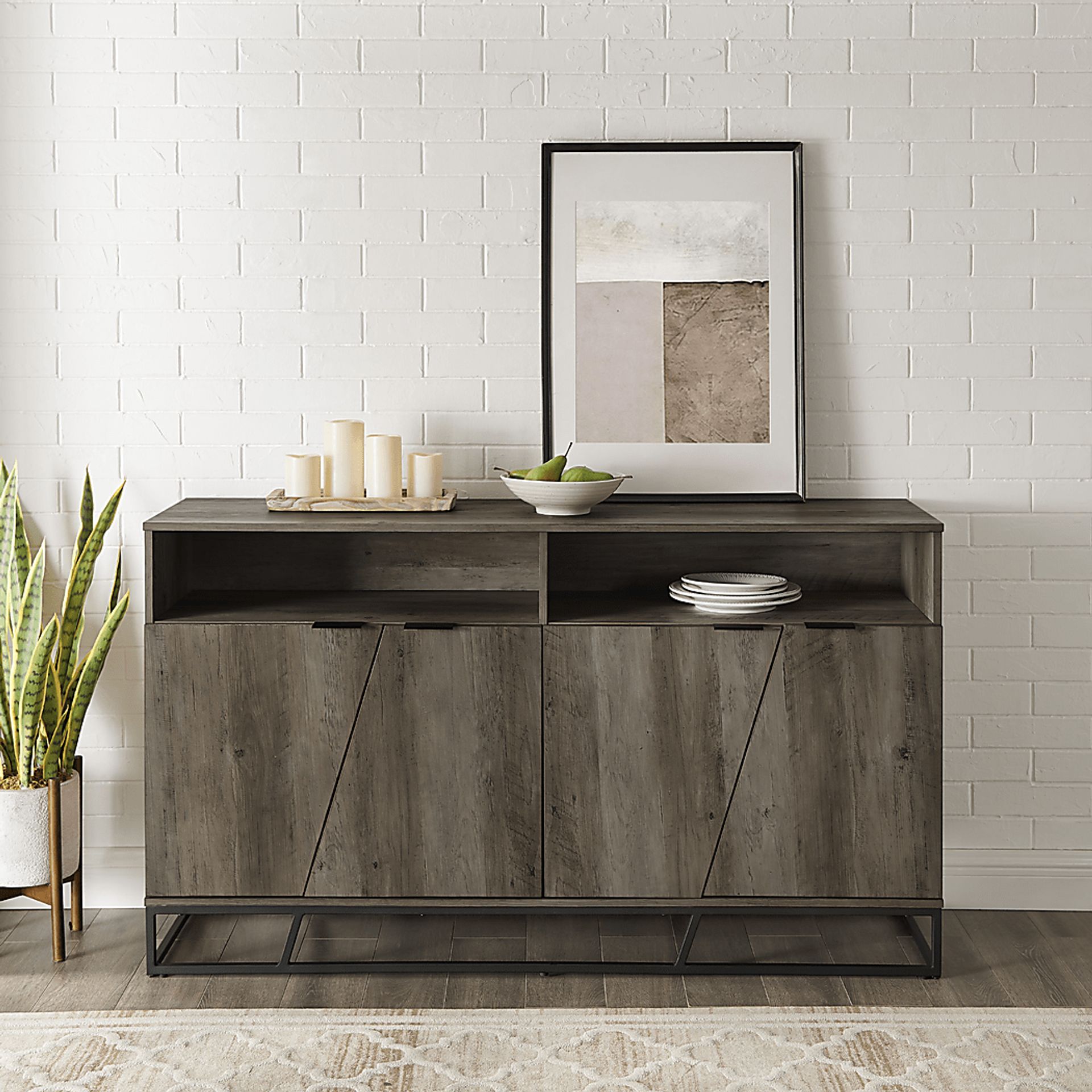 Larchgate Gray Sideboard - Image 5