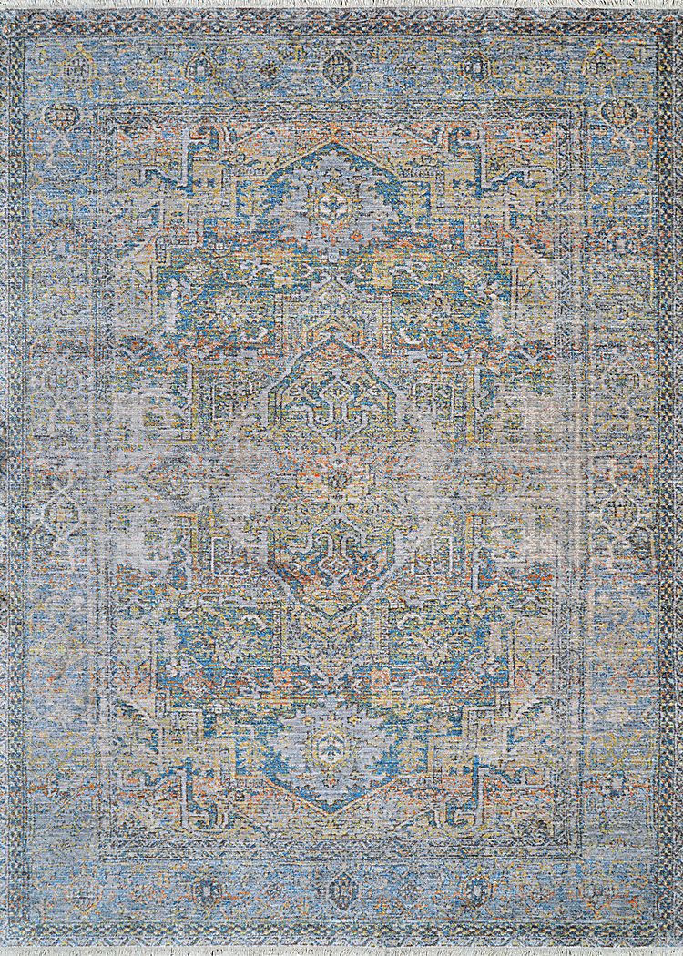 Larchwood Blue/Multi 8' x 10' Rug