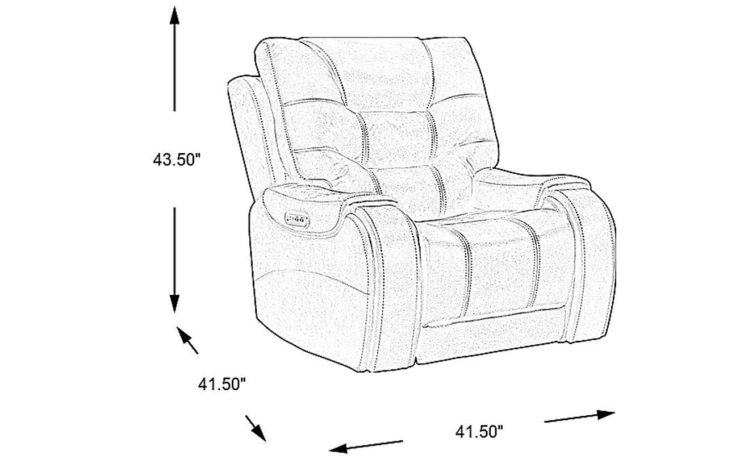 Laredo Springs Dual Power Recliner
