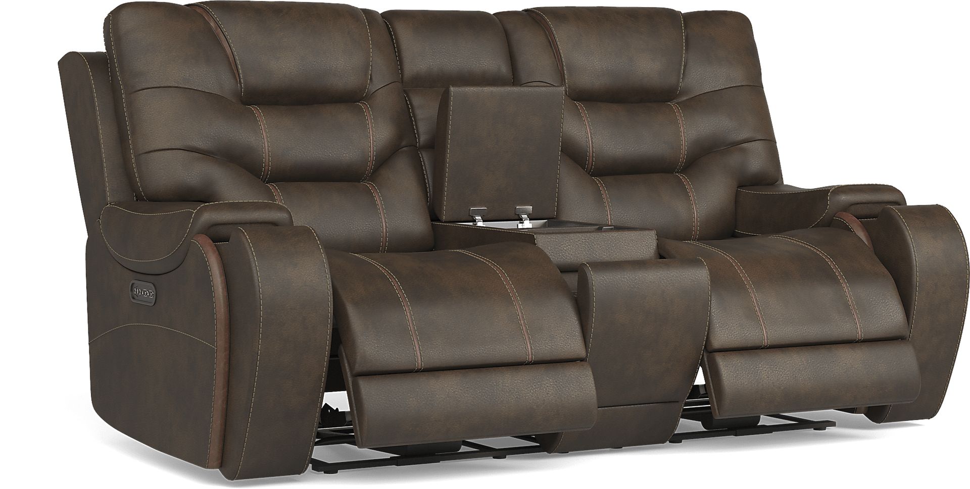 Laredo Springs Brown 3 Pc Reclining Living Room - Image 3