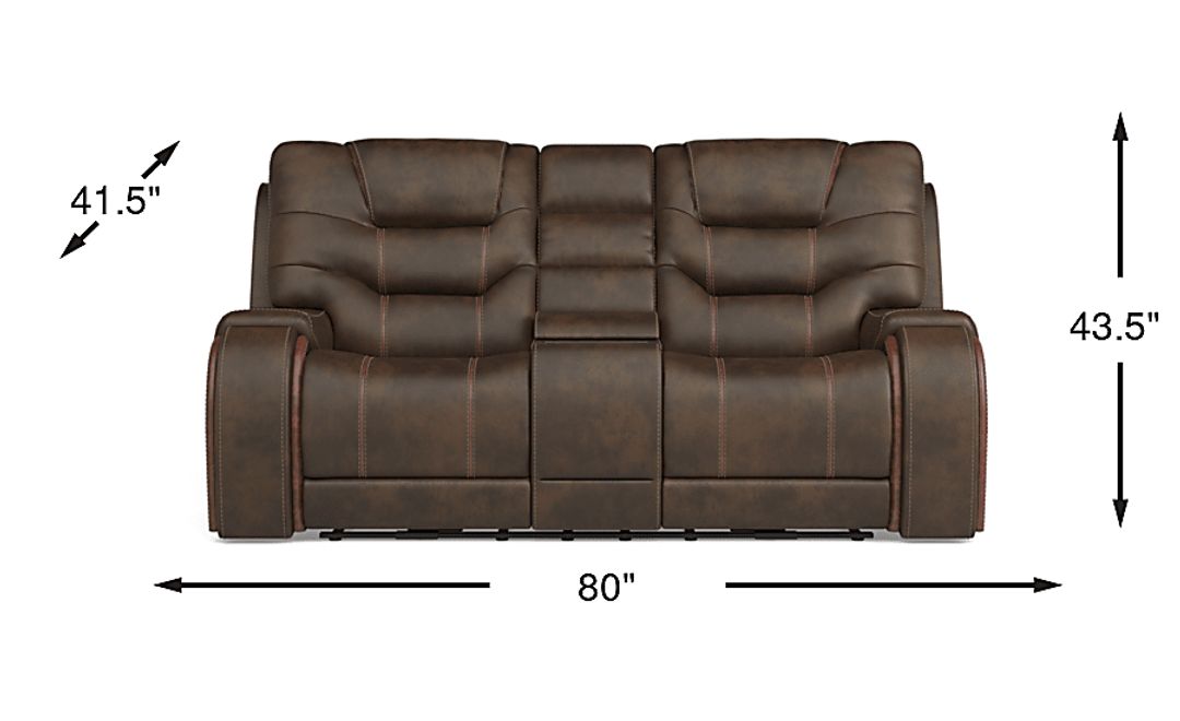 Laredo Springs Dual Power Reclining Loveseat