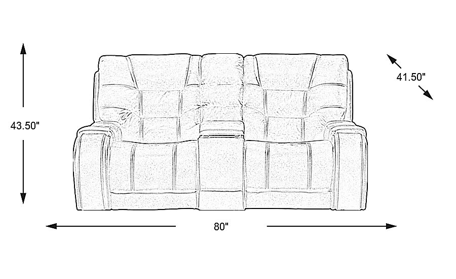 Laredo Springs Brown Microfiber Non-Power Reclining Sofa - Rooms To Go