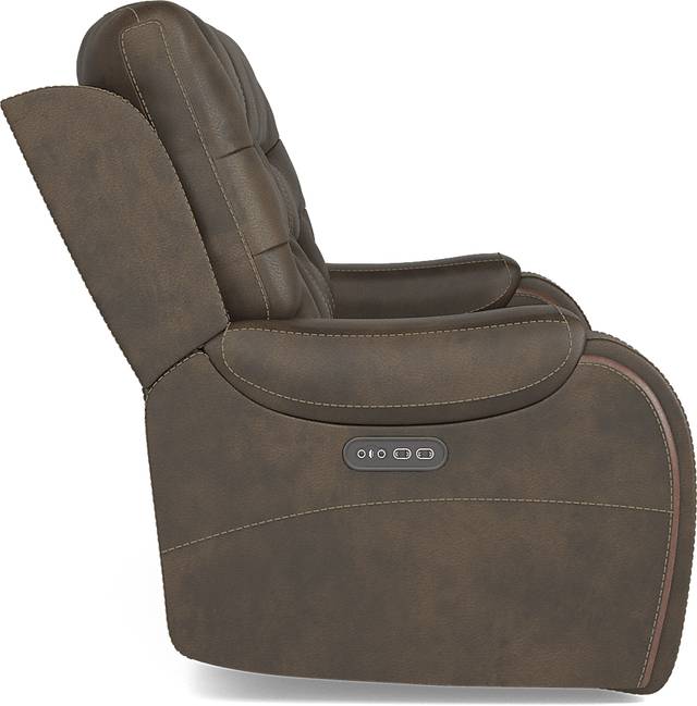 Laredo Springs Brown 2 Pc Dual Power Reclining Living Room - Thumbnail - Image 5