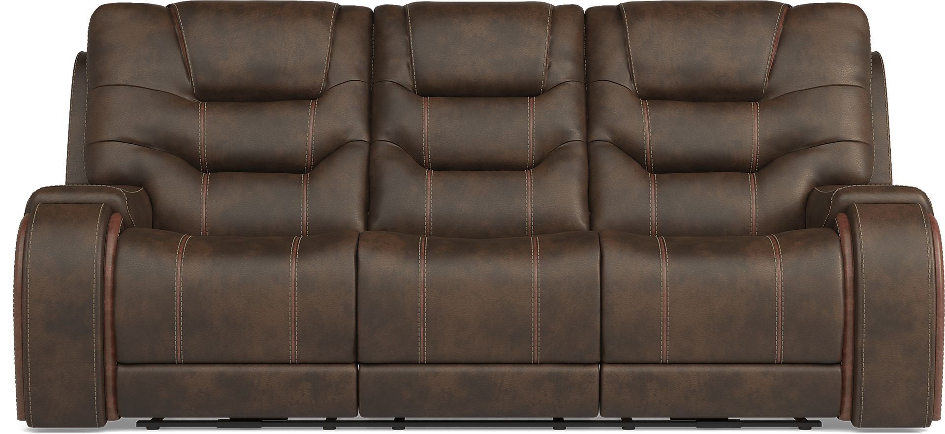 Laredo Springs Brown 7 Pc Dual Power Reclining Living Room - Image 2