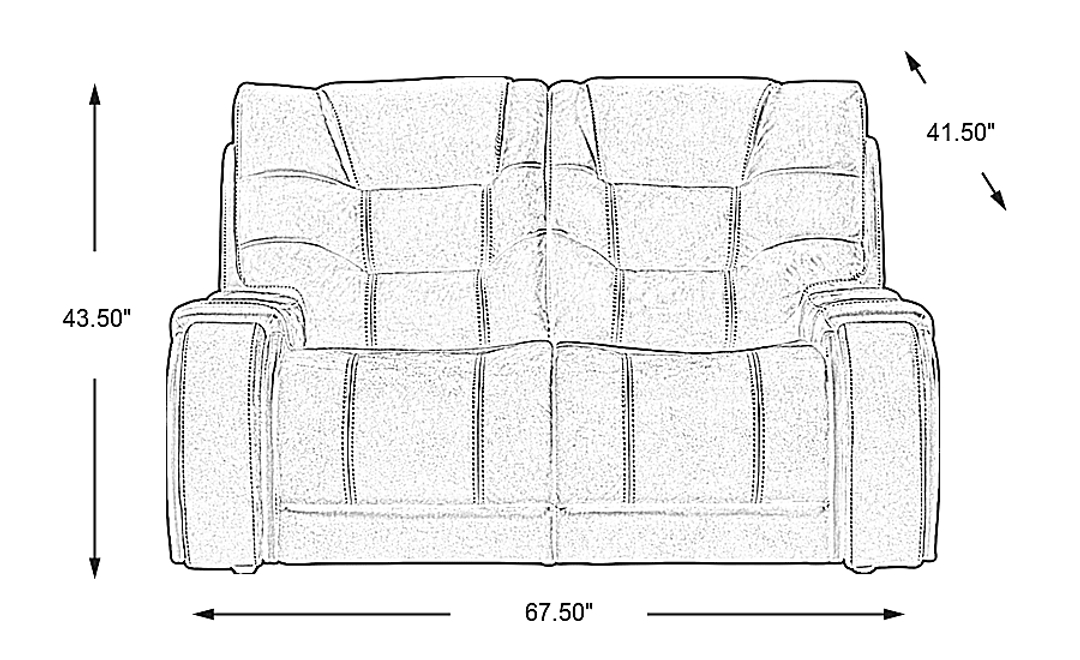 Laredo Springs Stationary Loveseat