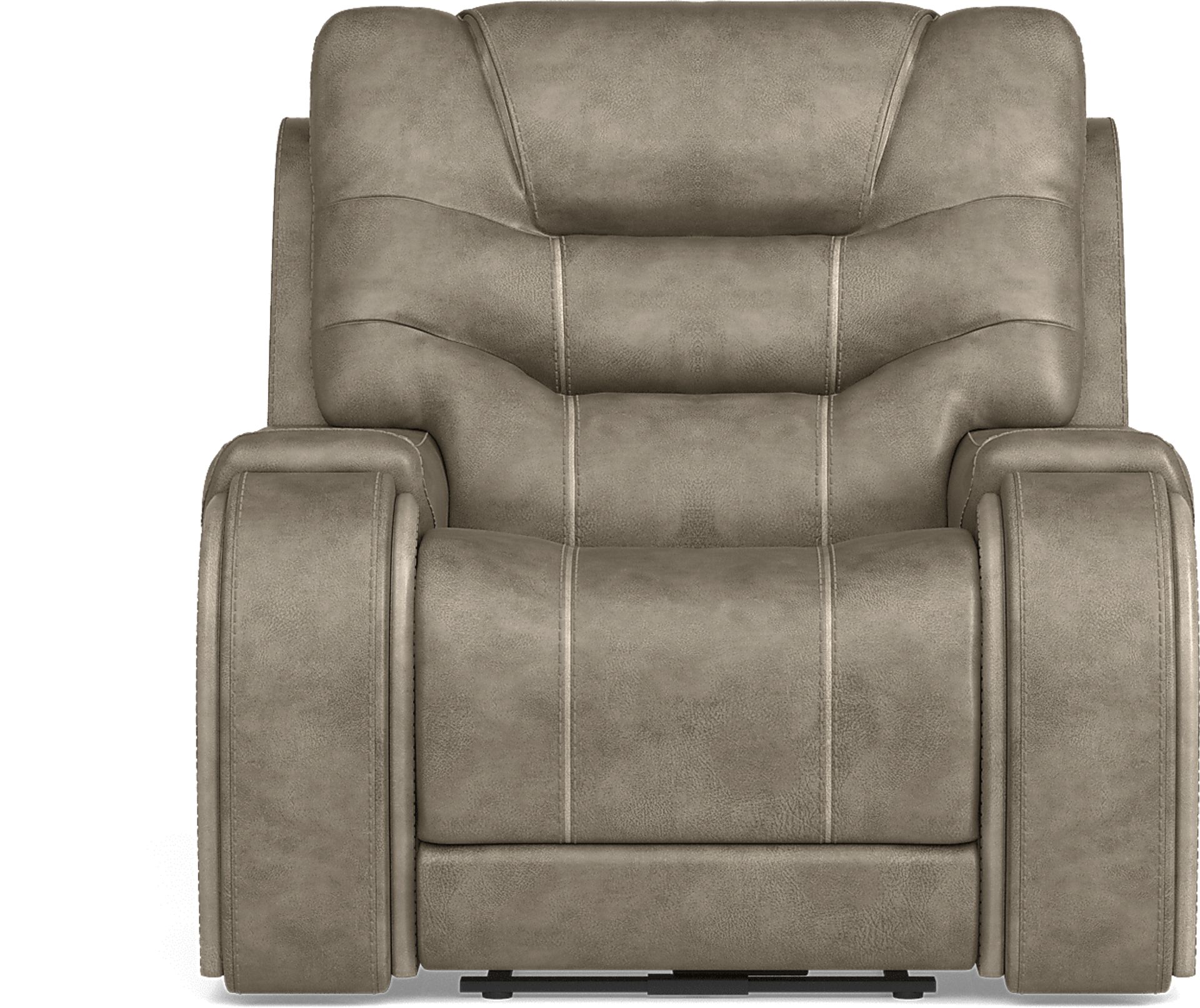 Laredo Springs Gray Dual Power Recliner - Image 4