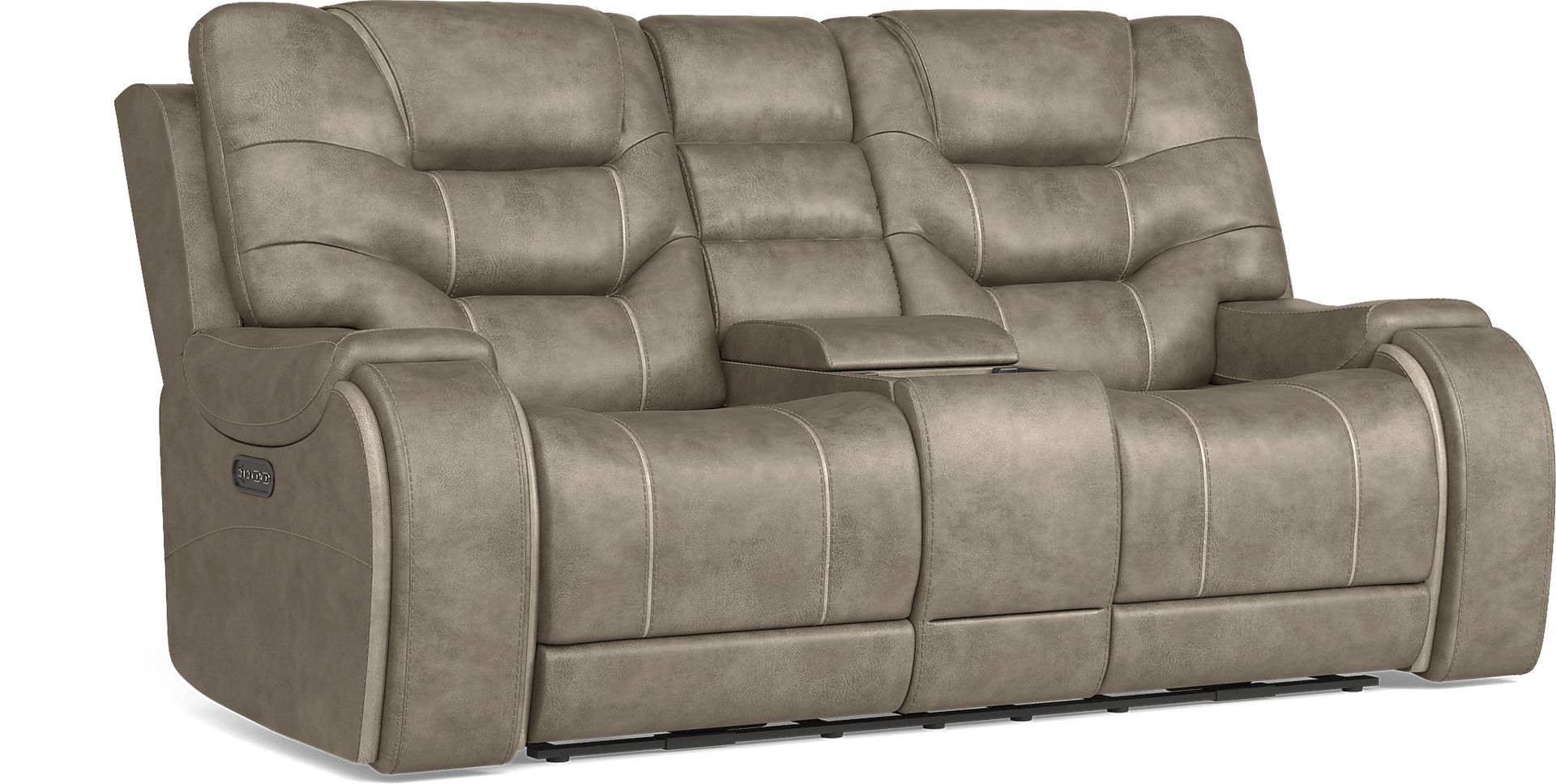 Laredo Springs Gray 3 Pc Dual Power Reclining Living Room - Image 9
