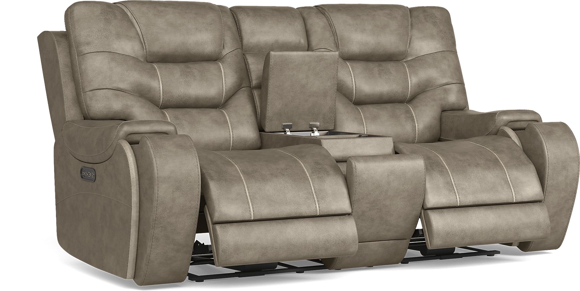 Laredo Springs Gray 3 Pc Dual Power Reclining Living Room - Image 11
