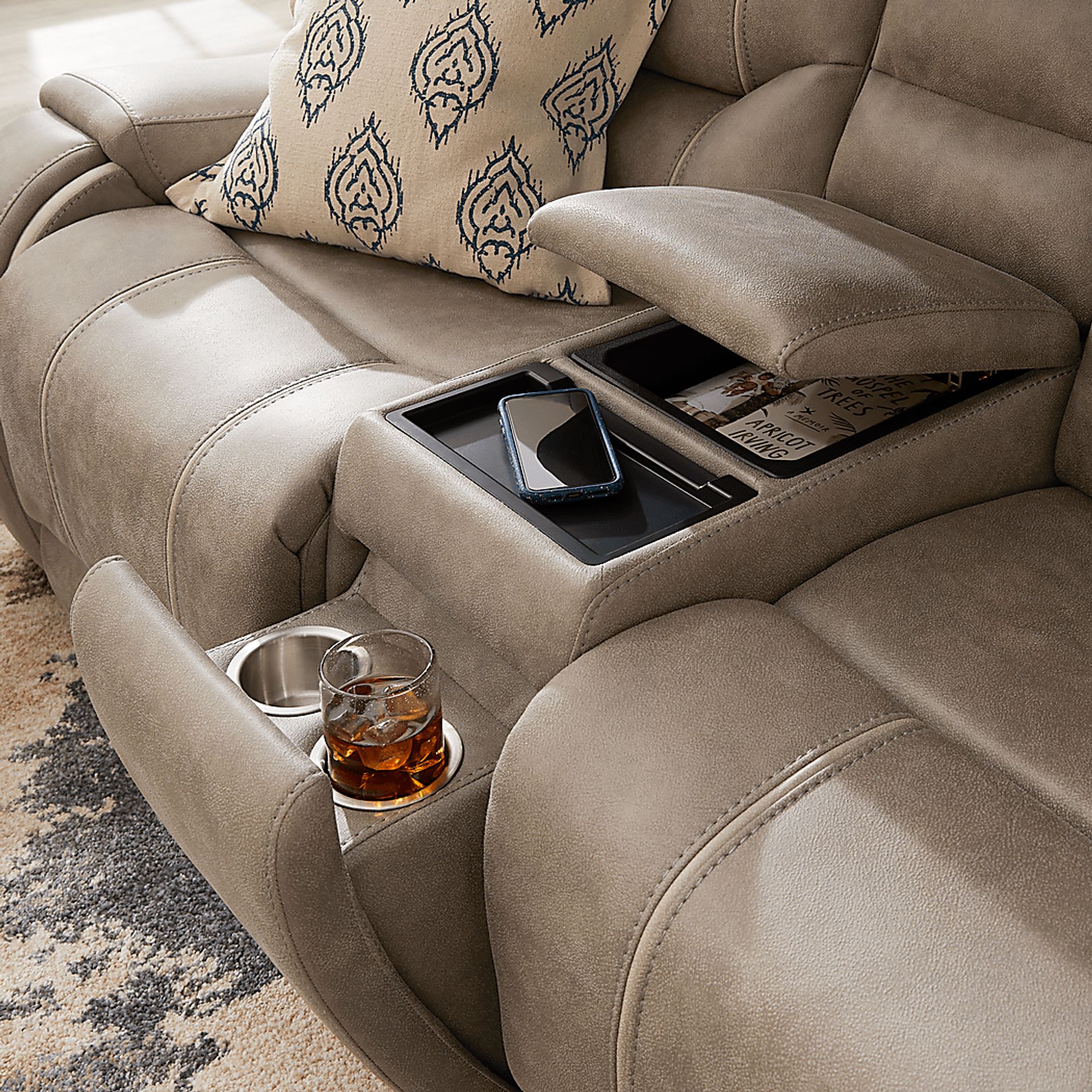 Laredo Springs Gray 7 Pc Dual Power Reclining Living Room - Image 13