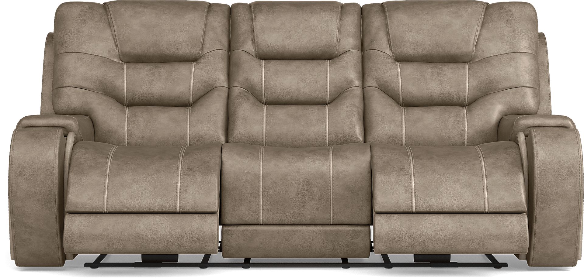 Laredo Springs Gray 3 Pc Dual Power Reclining Living Room - Image 5