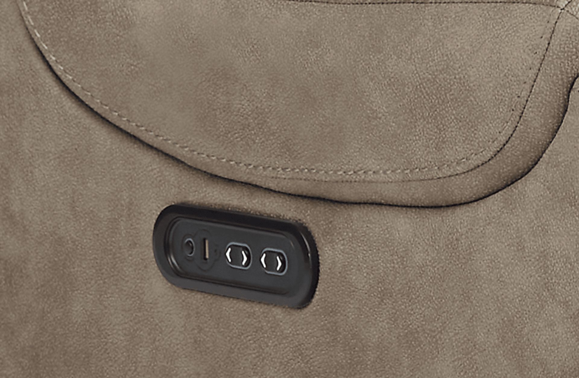 Laredo Springs Gray Dual Power Reclining Sofa - Image 7