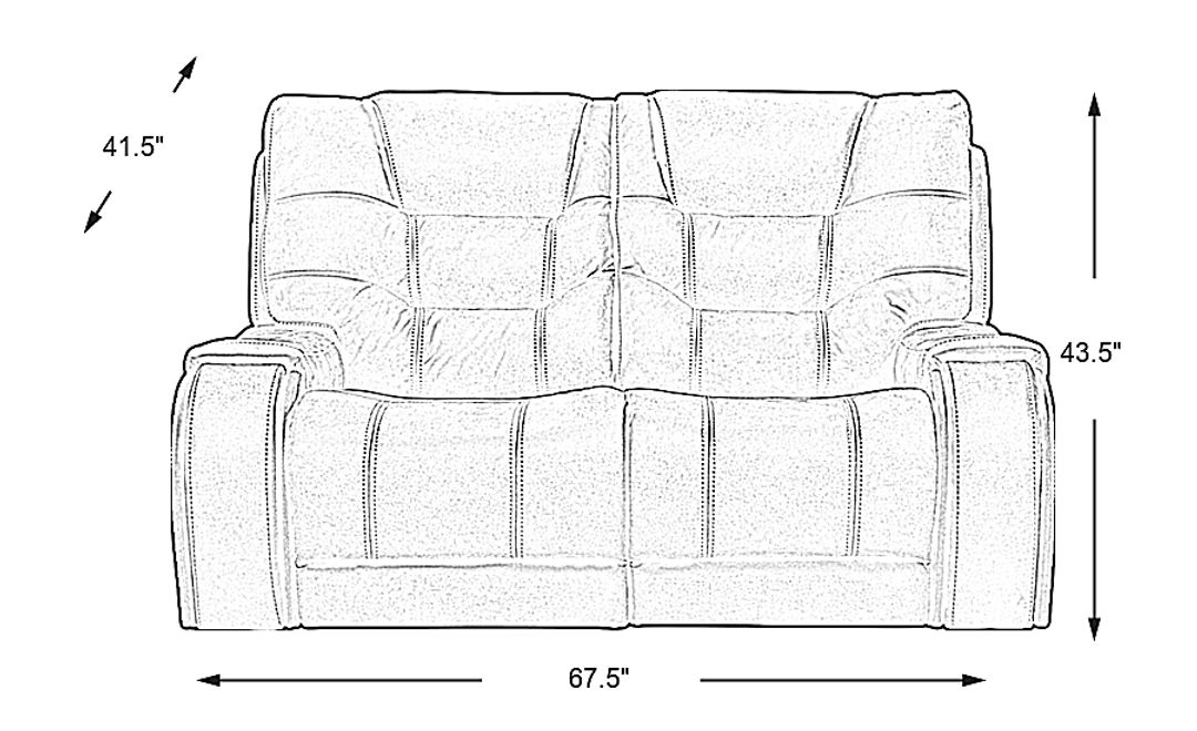 Laredo Springs Stationary Loveseat