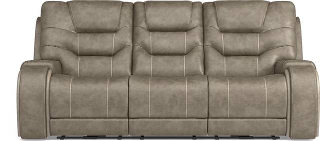 Laredo Springs Gray Reclining Sofa - Thumbnail - Image 4