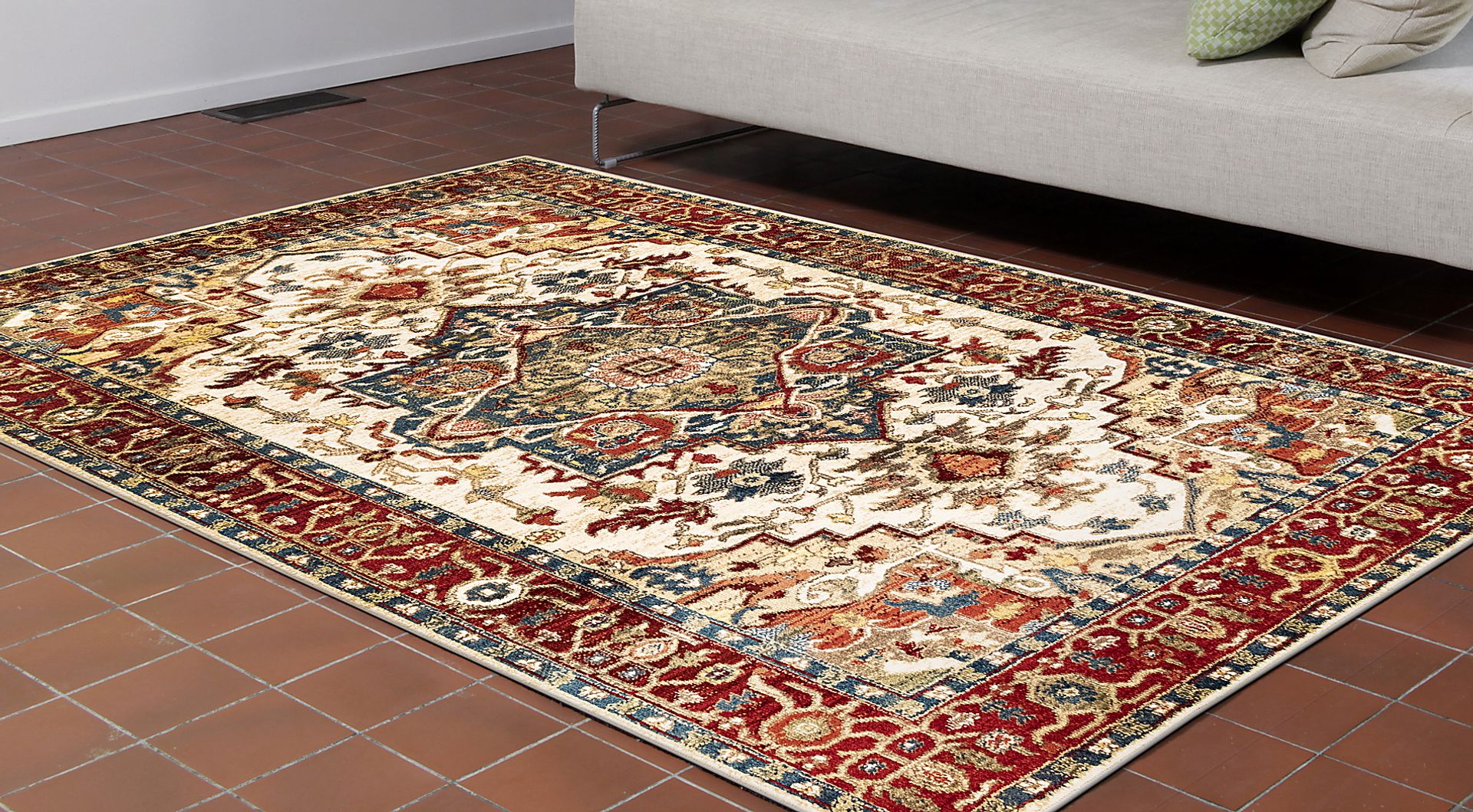 Laresa Ivory 7'10 x 9'10 Rug - Image 3