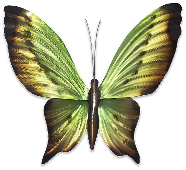 Large Butterfly Green Outdoor Artwork - Thumbnail - Image 1