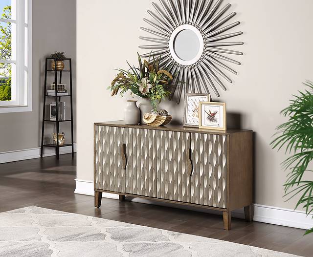 Largin Brown Credenza - Thumbnail - Image 2