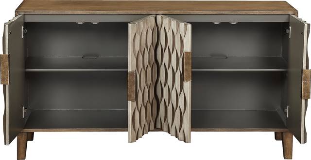 Largin Brown Credenza - Thumbnail - Image 4