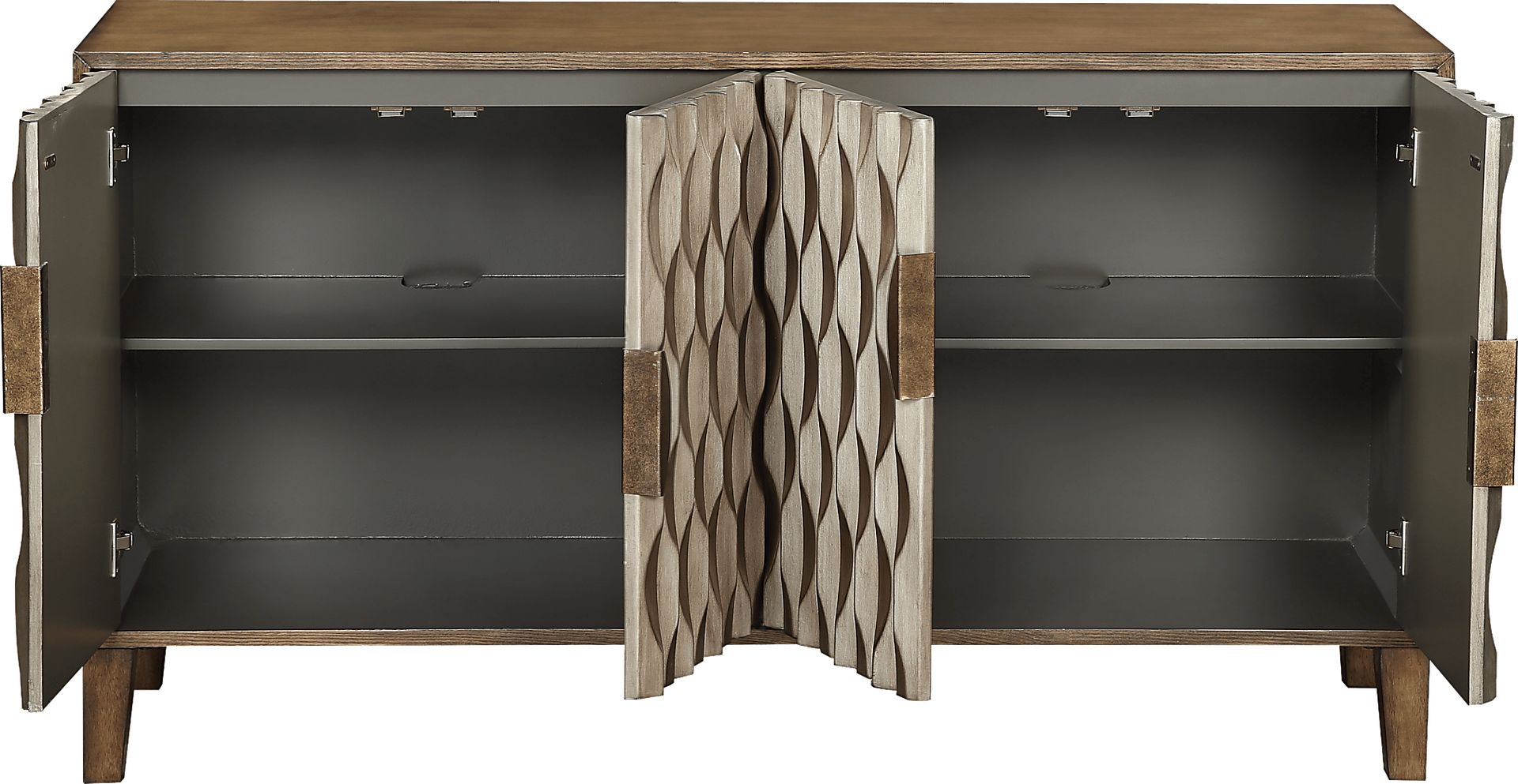 Largin Brown Credenza - Image 4