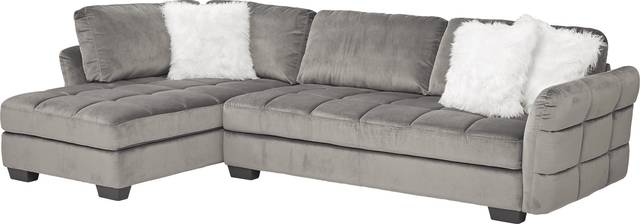 Largo Drive Gray 2 Pc Sectional - Thumbnail - Image 1