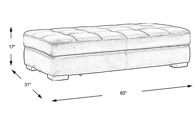 Largo Drive Gray Plush Cocktail Ottoman | Rooms to Go Largo Drive Gray Plush Cocktail Ottoman | Rooms to Go