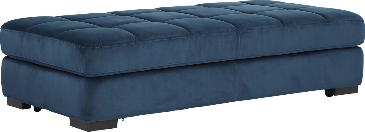 Largo Drive 3 Pc Indigo Blue Plush Living Room Set With 2 Pc