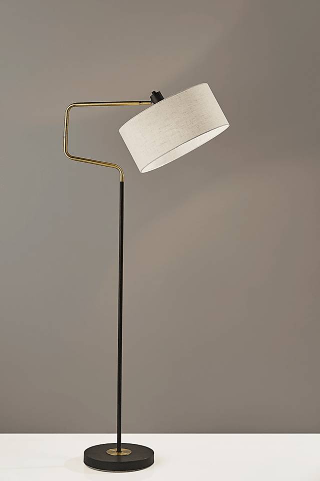 Lariat Circle Brass Floor Lamp - Thumbnail - Image 3