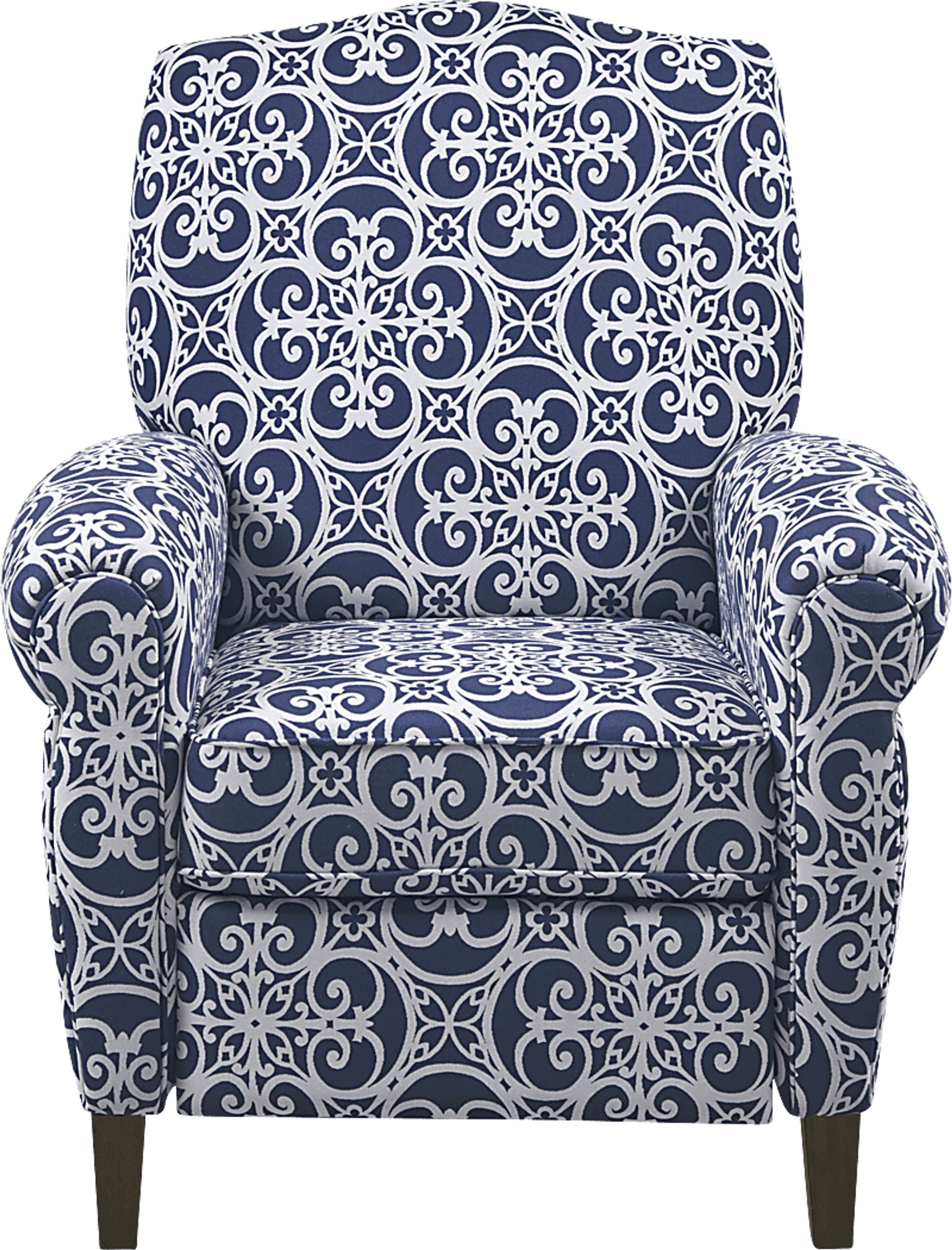 Larical Blue Recliner - Image 2