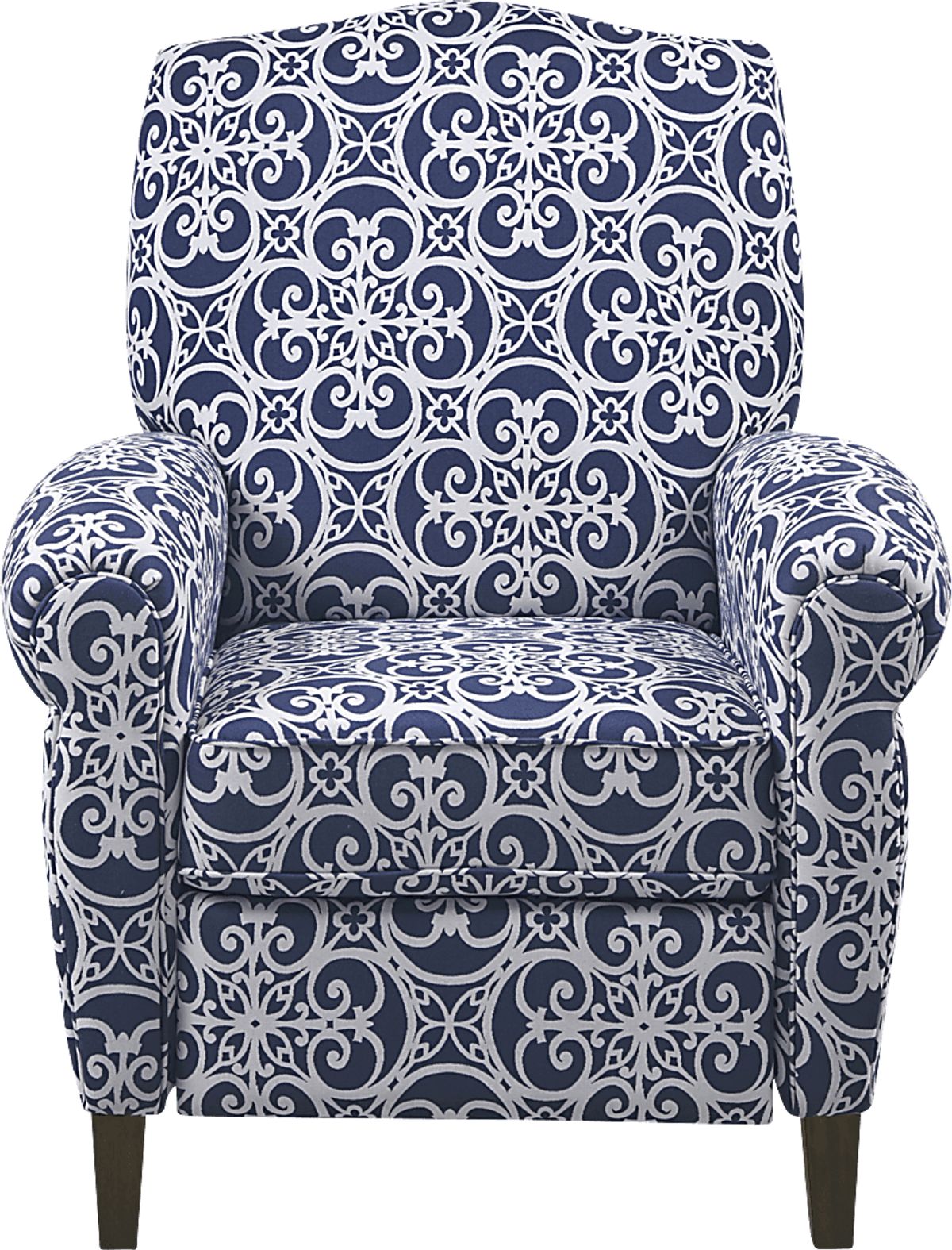 Larical Blue Polyester Fabric Recliner | Rooms to Go